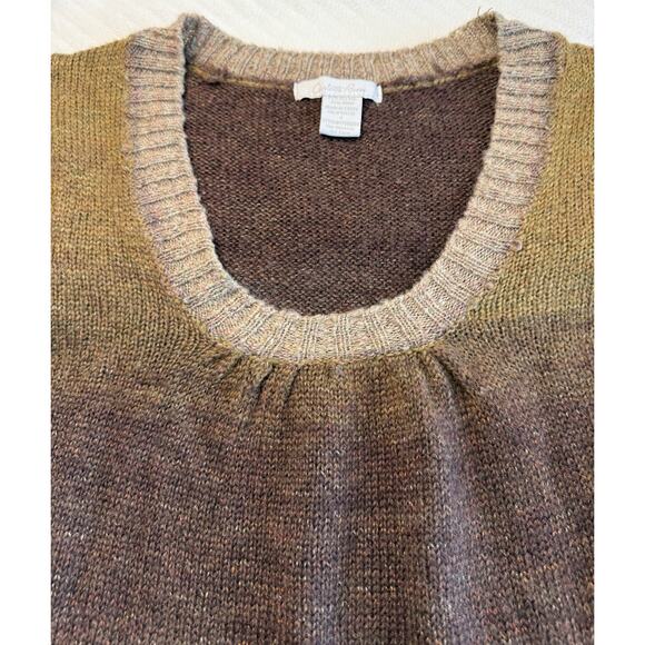 VTG Y2K 90s Charlotte Russe Ombre Earth Tone Hip-Length Sweater Boho Grunge Sm - Picture 3 of 7